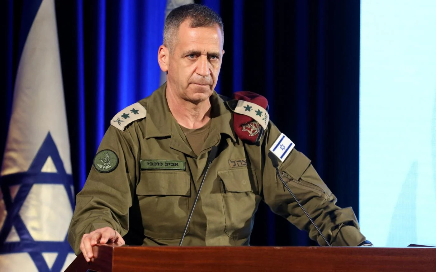Israeli army chief Aviv Kohavi