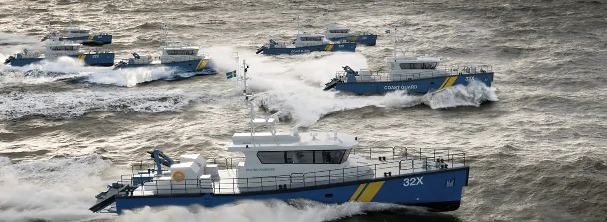 Swedish coastguard's patrol vessel KBV 320 series.