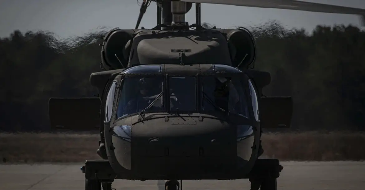 UH-60M Black Hawk helicopter.