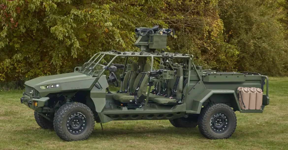 All-electric military concept vehicle