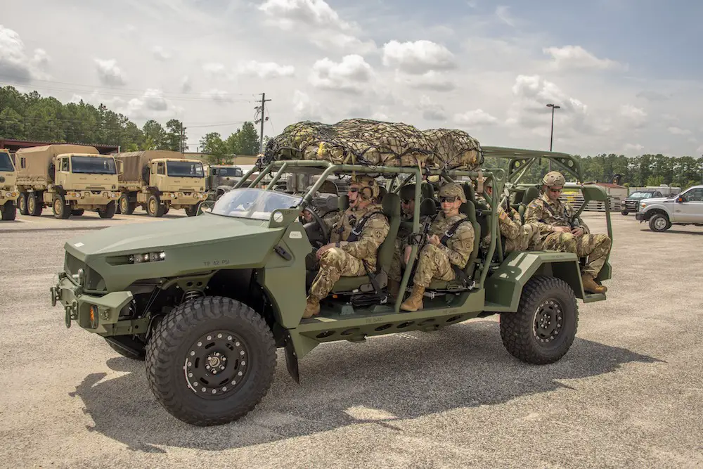  road test in a fully loaded Infantry Squad Vehicle