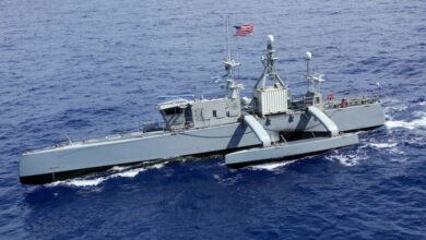US Navy medium displacement unmanned surface vessel Sea Hunter
