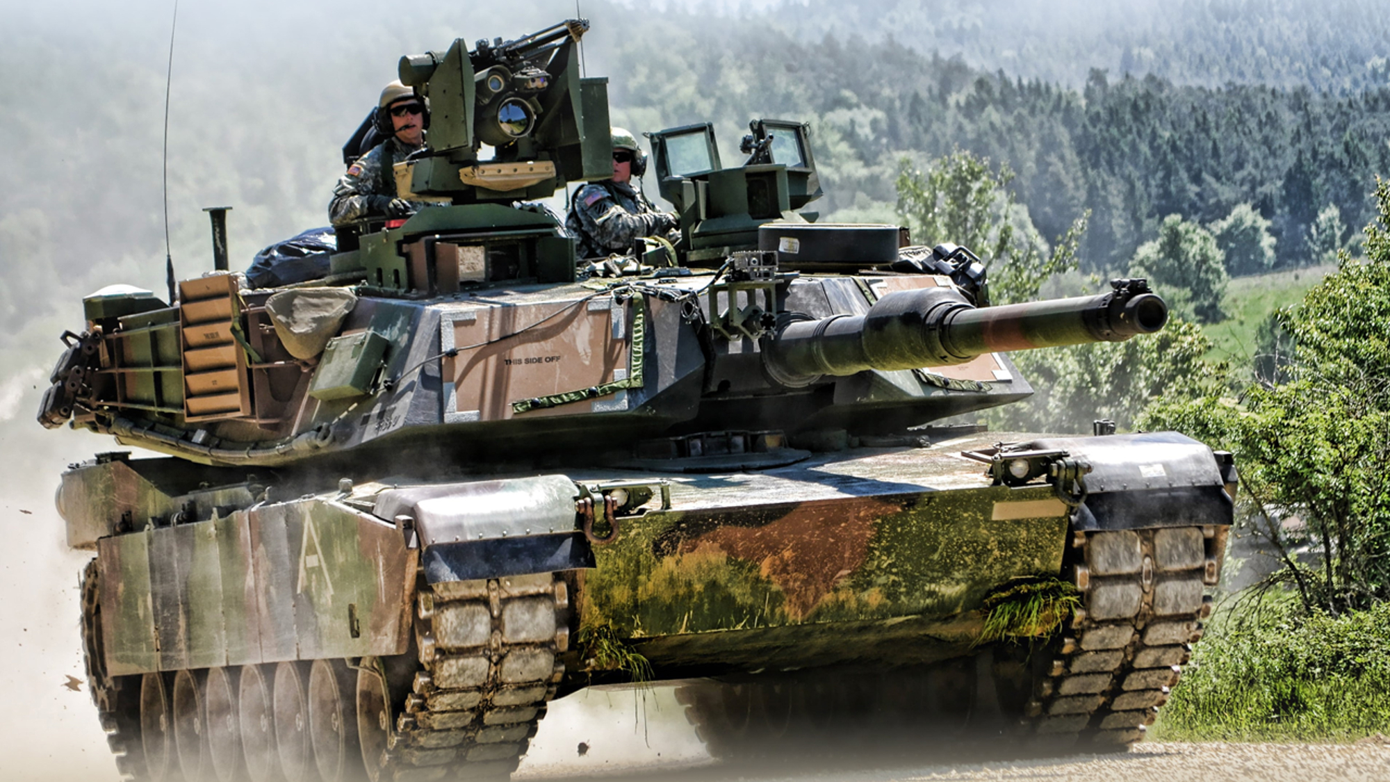 M1A2 SEPv3 Abrams main battle tank.