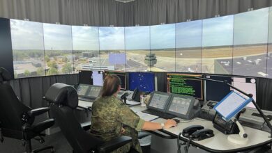 Saab r-TWR control room