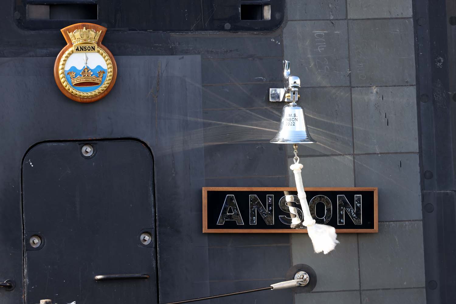 Royal Navy welcomes HMS Anson.
