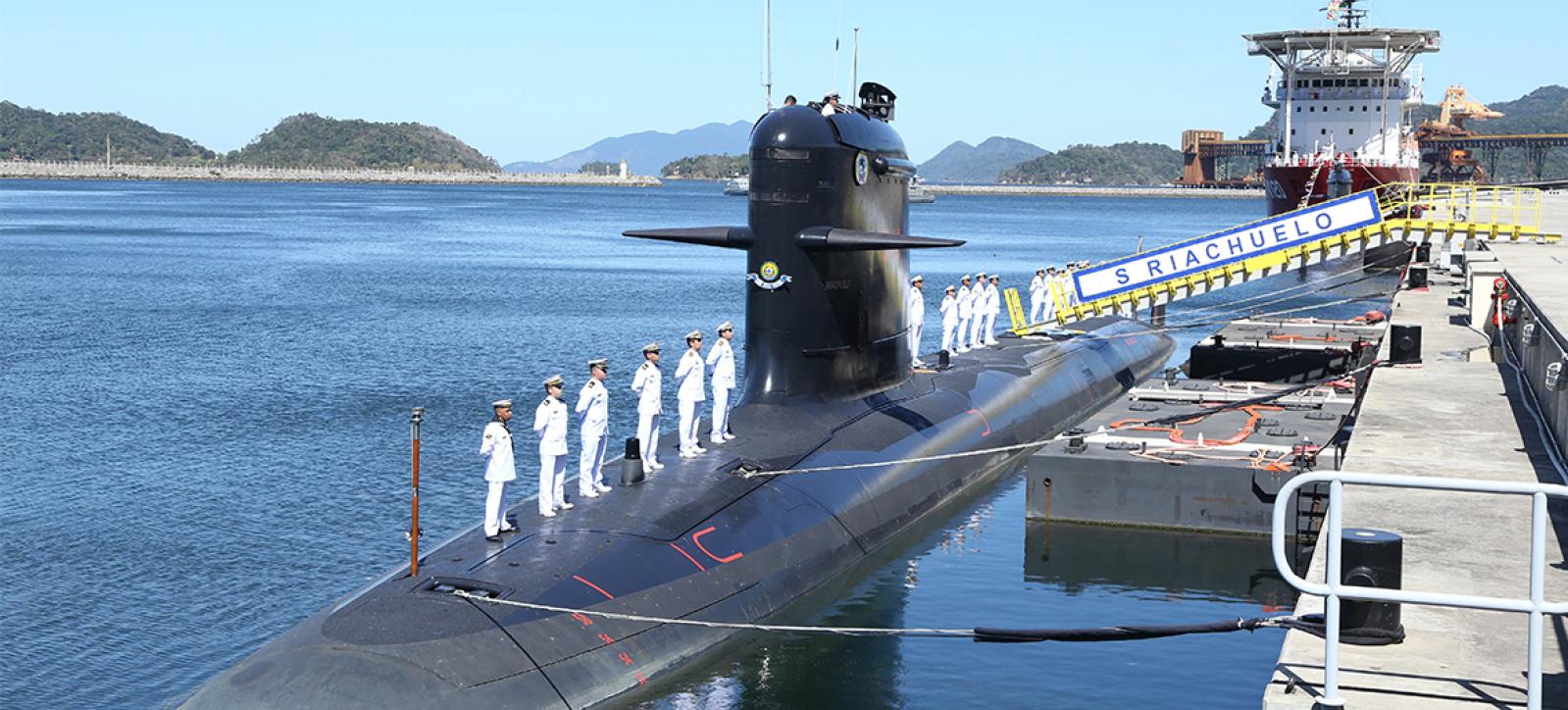 Scorpène-class submarine Riachuelo S-40.