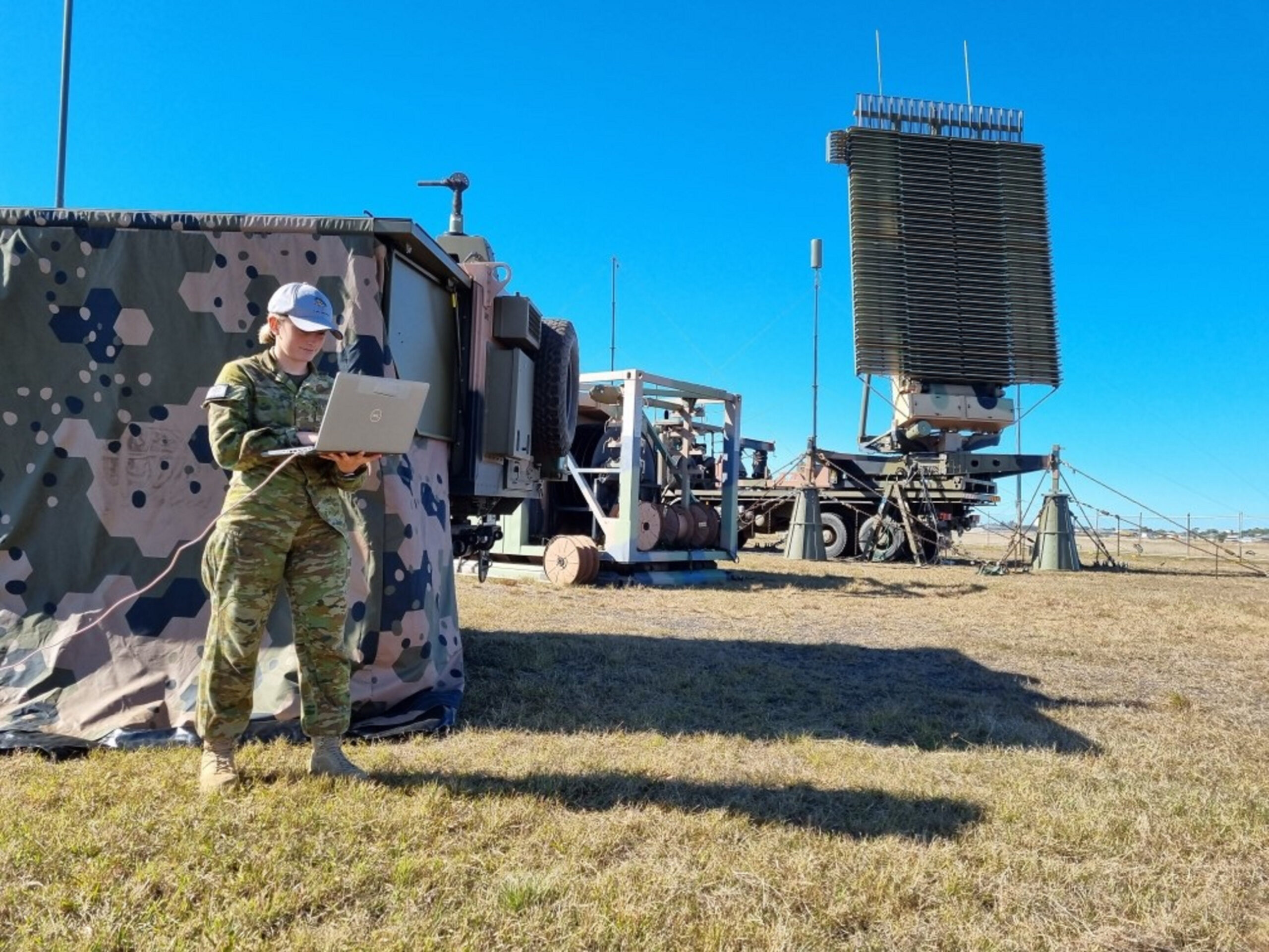 RAAF No. 3 Control and Reporting Unit (3CRU) with air surveillance and tactical air defence radar capabilities. Photo: Australian Defence