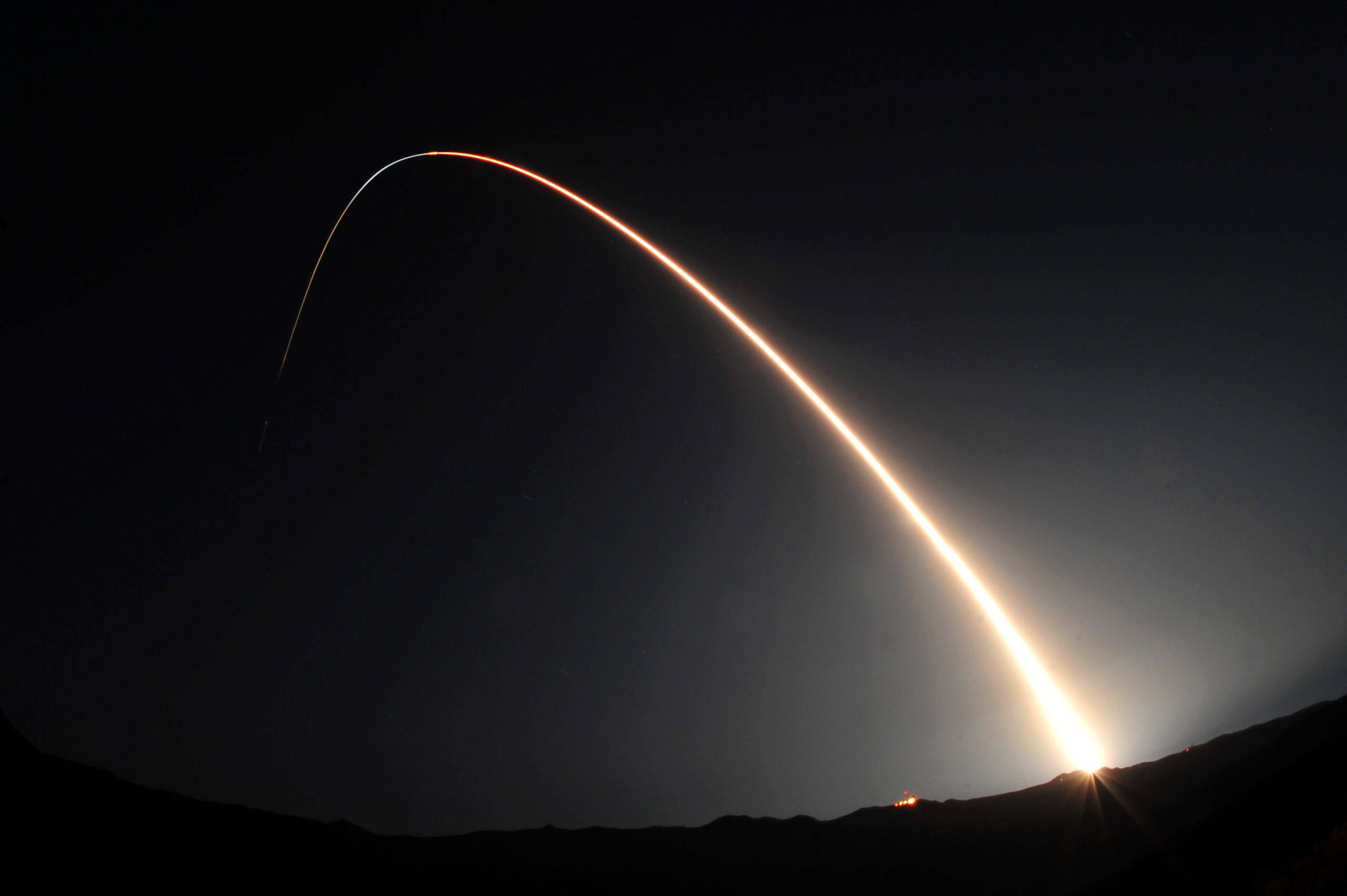 Minotaur IV rocket launch.