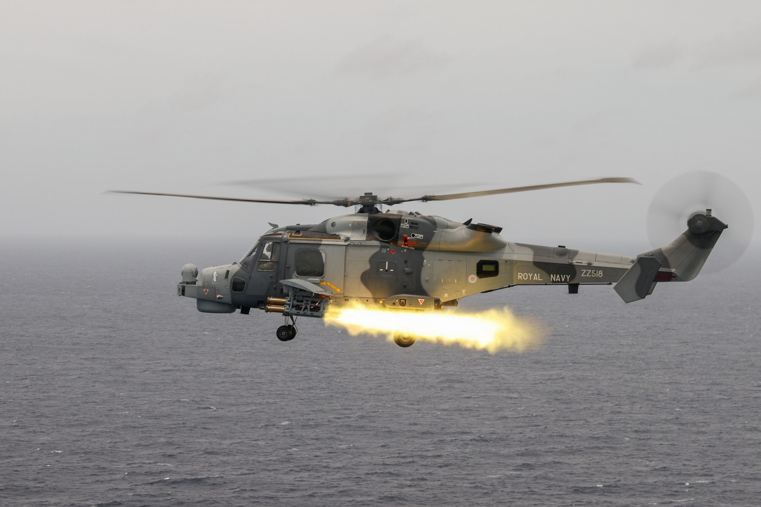 Wildcat HMA Mk2 fires Martlet missile.