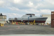 Israel Shipyards launches offshore patrol vessel S-45