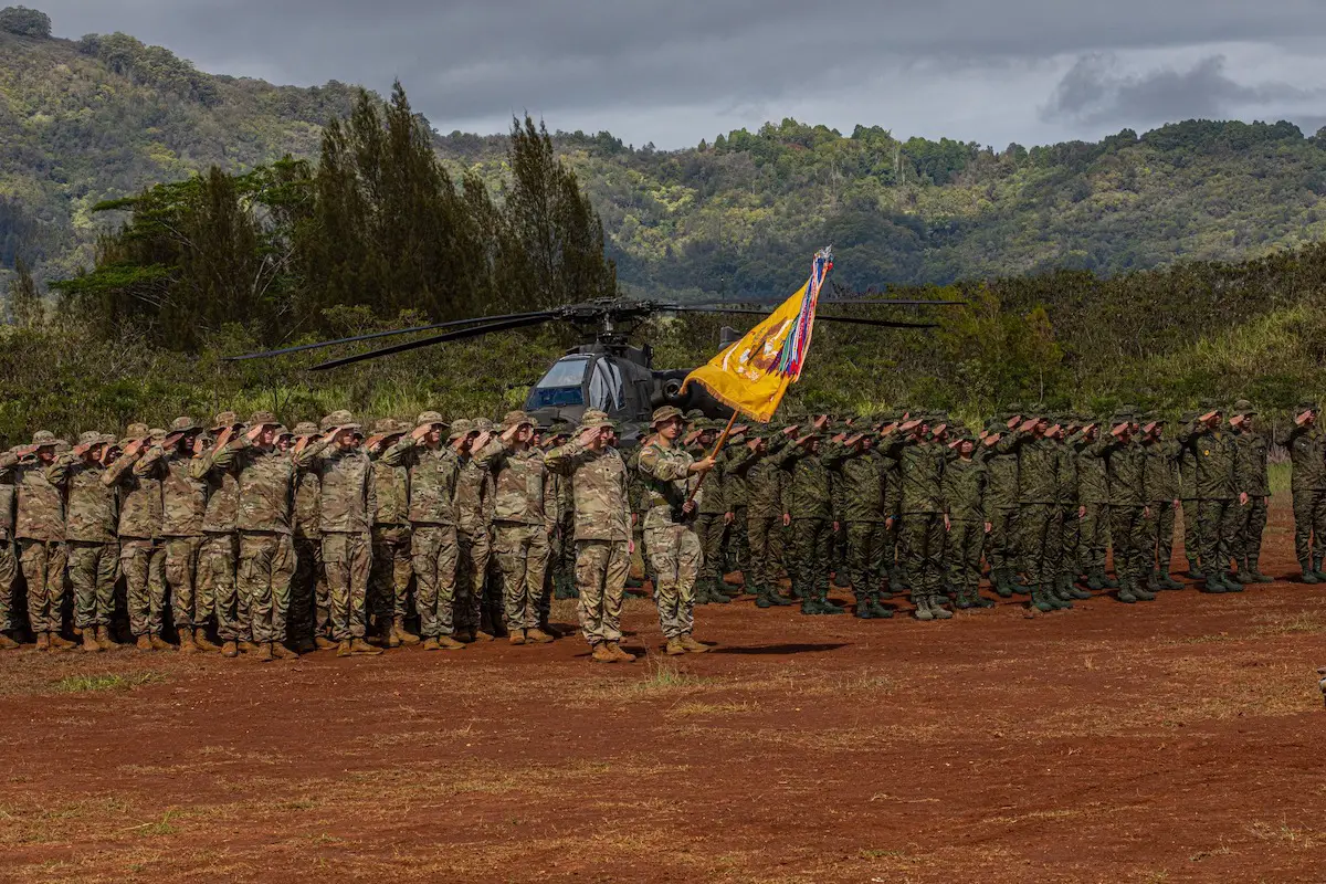 Joint Pacific Multinational Readiness Training Center rotation 23-01 opening ceremony
