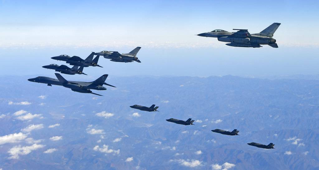 US and South Korean fighter jets