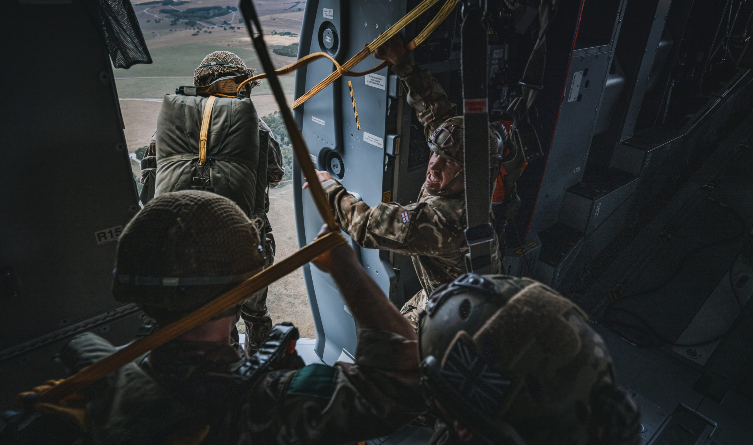 16 Air Assault Brigade Combat Team prepares to jump from Atlas