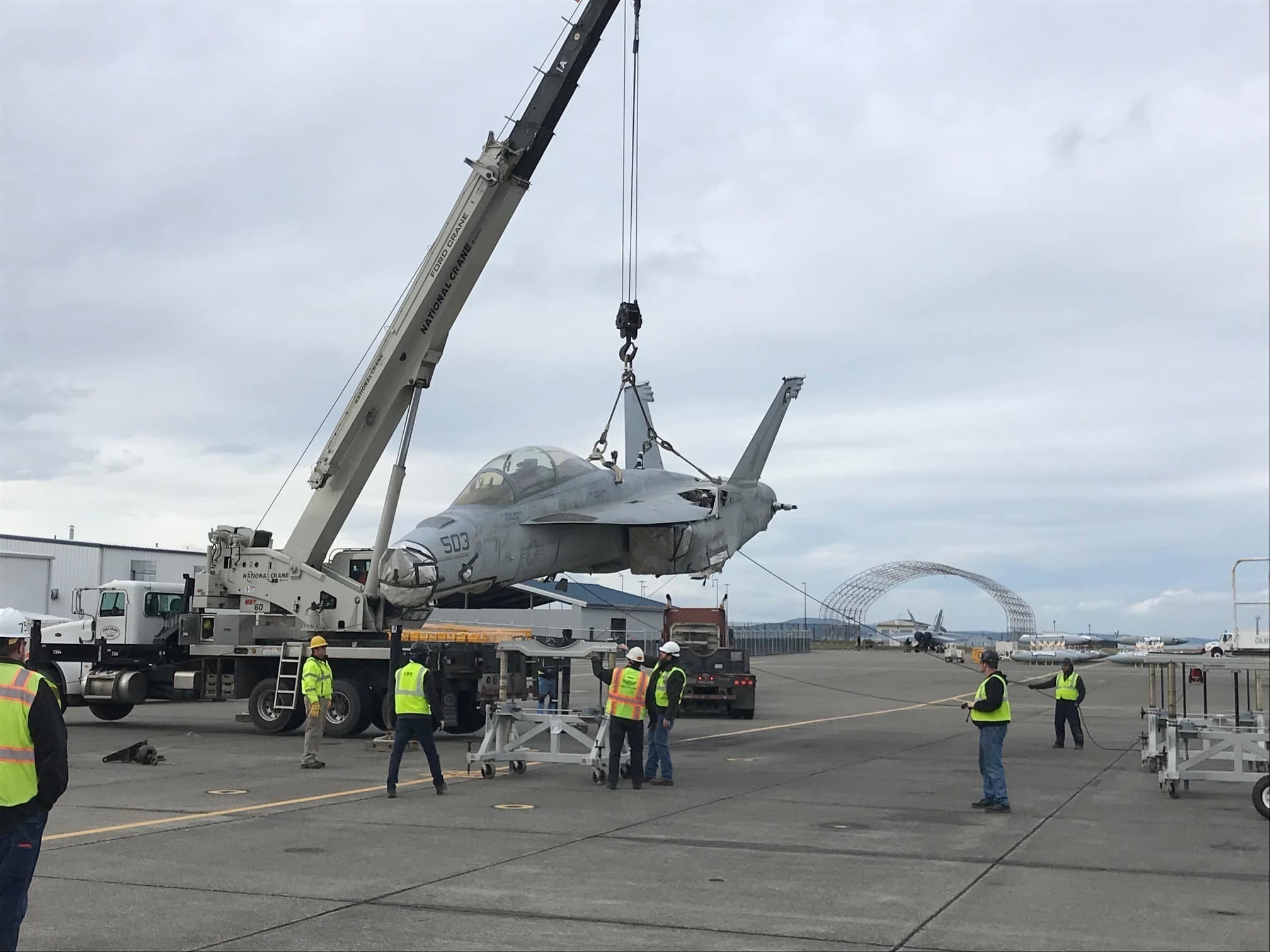 Growler aircraft overhaul at Naval Air Station (NAS) Whidbey Island