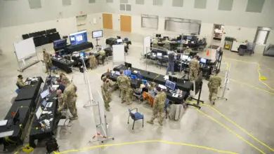 US Army cyber defense exercise.