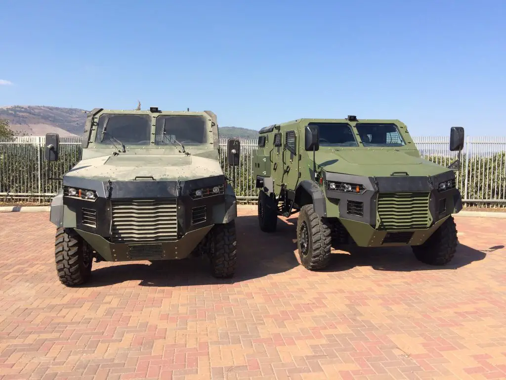 Amir Mine-Resistant Ambush Protected vehicles