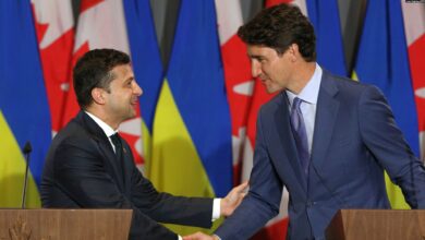 Ukraine and Canada Prime Ministers