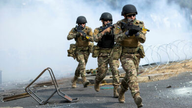 Ukrainian Armed Forces training in UK