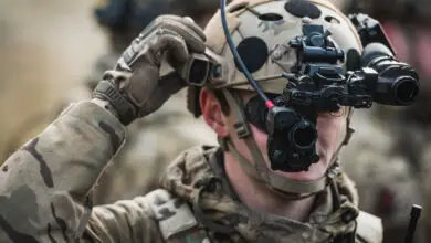 British Army's 3 Rifles using augmented reality equipment.
