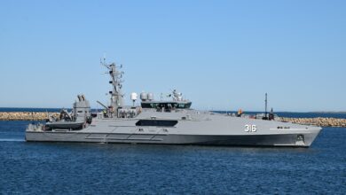 Royal Australian Navy's third Evolved Cape-class patrol boat ADV Cape Naturaliste