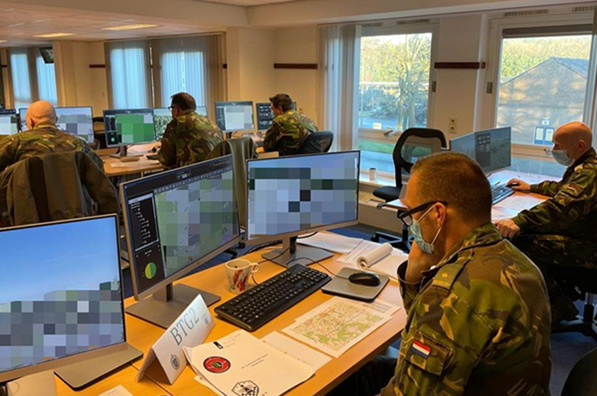 Royal Netherlands Army with Command and Staff Trainer