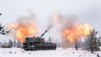 Finland's K9 howitzer