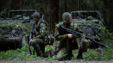 Estonian Army troops