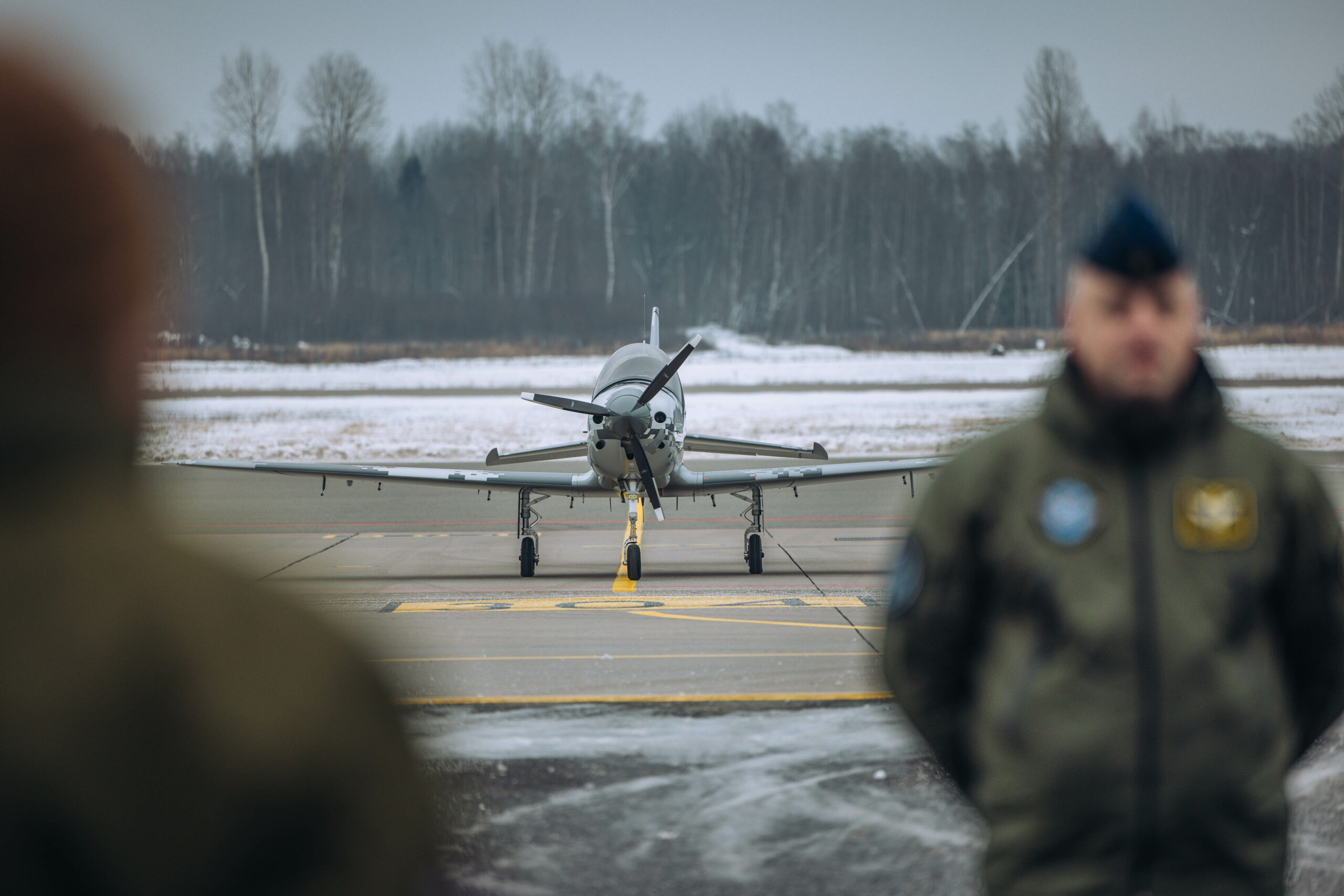 Latvian Air Force's Pelegrin Tarragon trainer aircraft