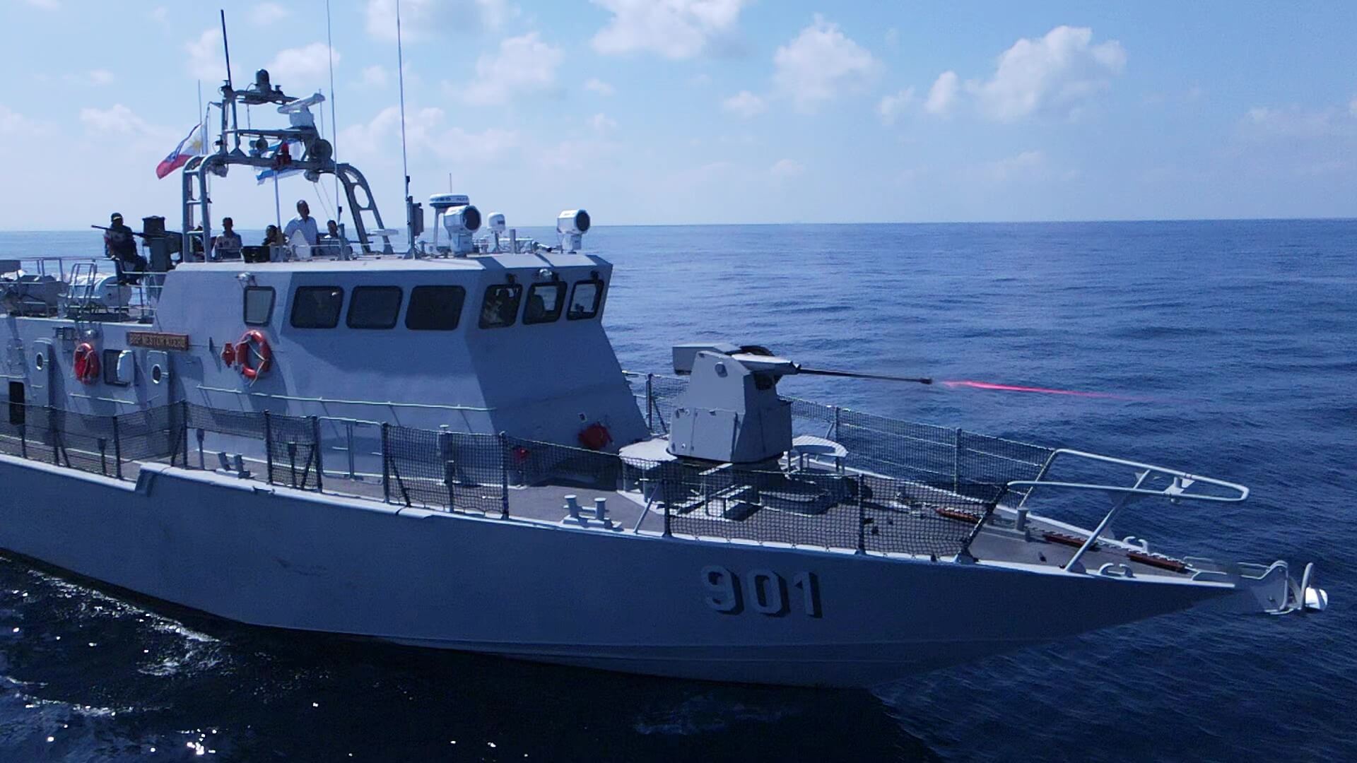 Philippine Navy's Shaldag MK5 FAIC-M vessel.