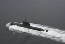 Turkey's Piri Reis submarine during sea trials