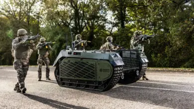 French Armed Forces and THeMIS UGV in iMUGS demonstration.