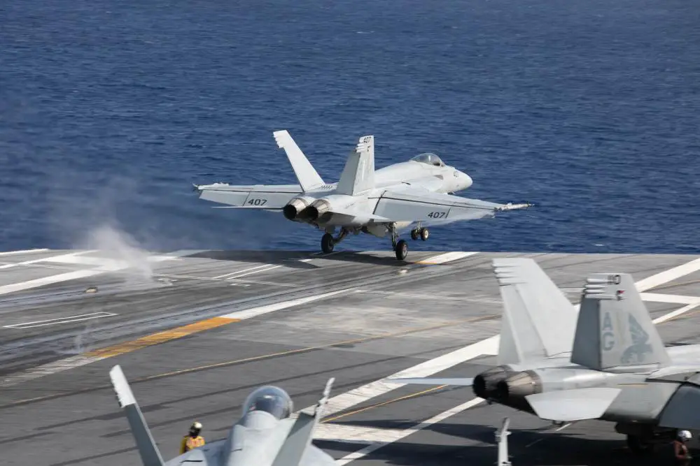 US Navy Performs First-Ever Aircraft Repair at Sea