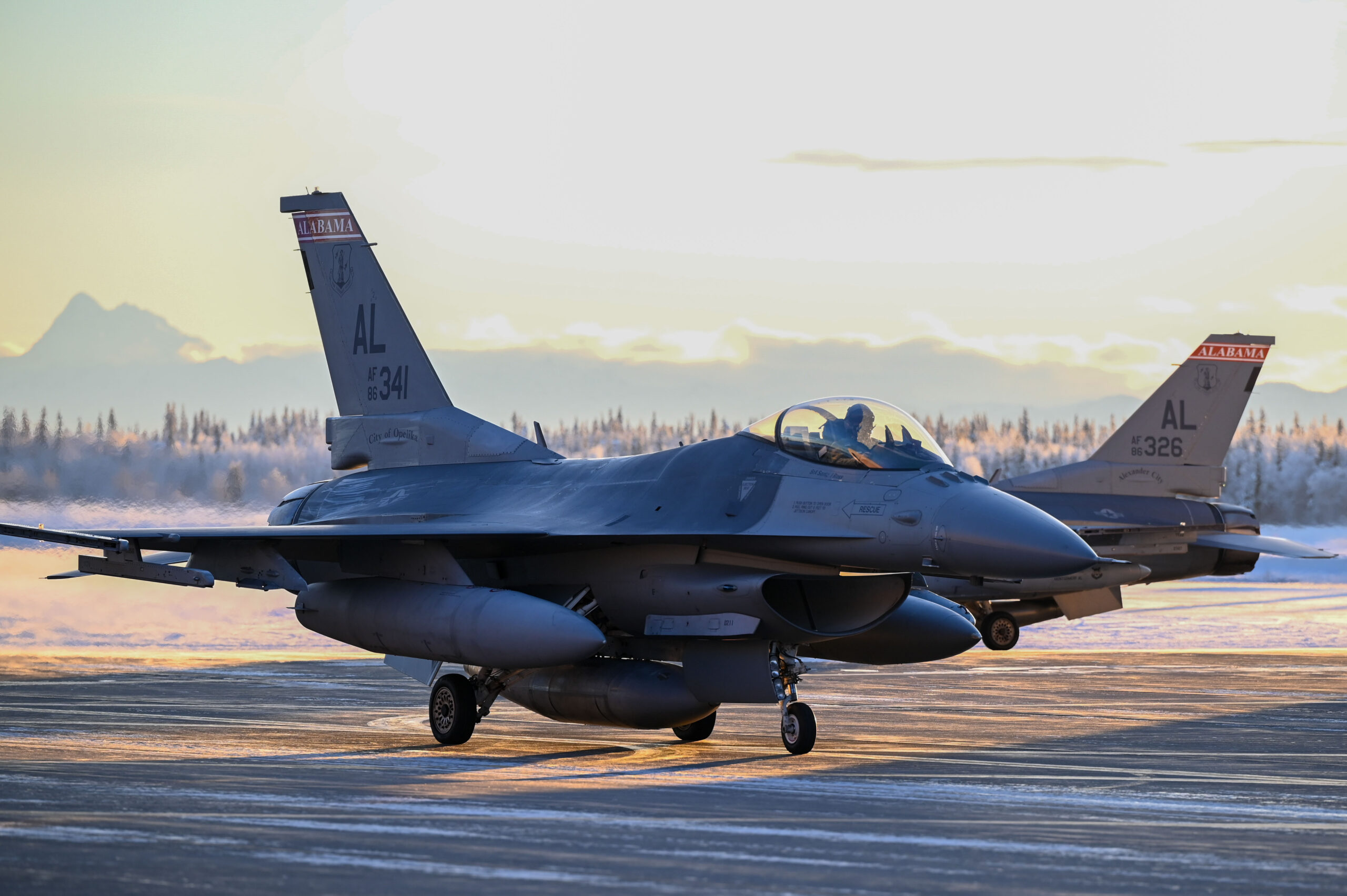 F-16 at Eielson Air Force Base, Alaska