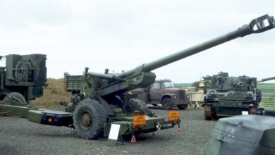 FH-70 towed howitzer
