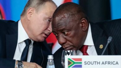 Russia and South Africa