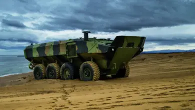 Iveco amphibious armored vehicle