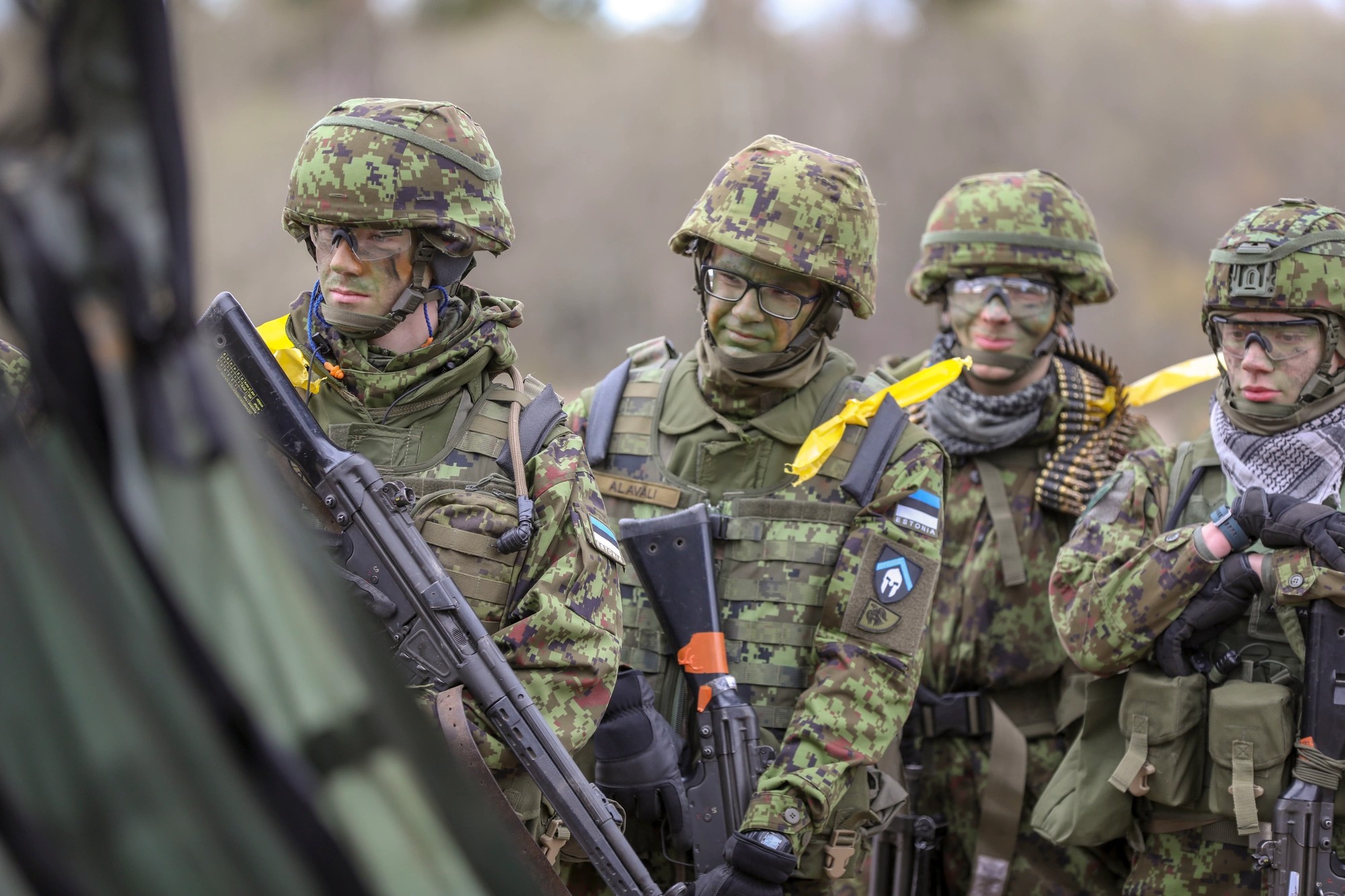 Estonian Defence League soldiers train with US Army