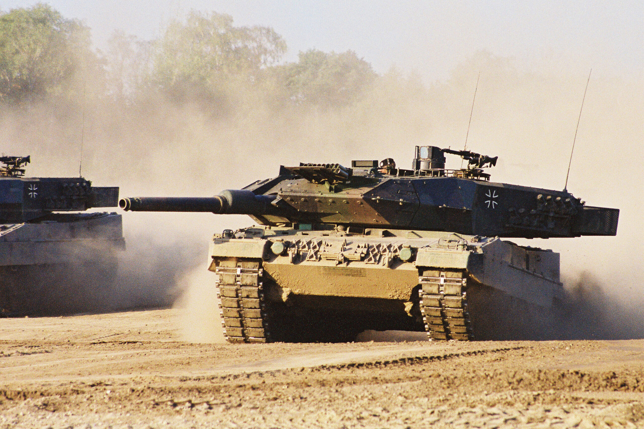 A Leopard 2 A5 tank