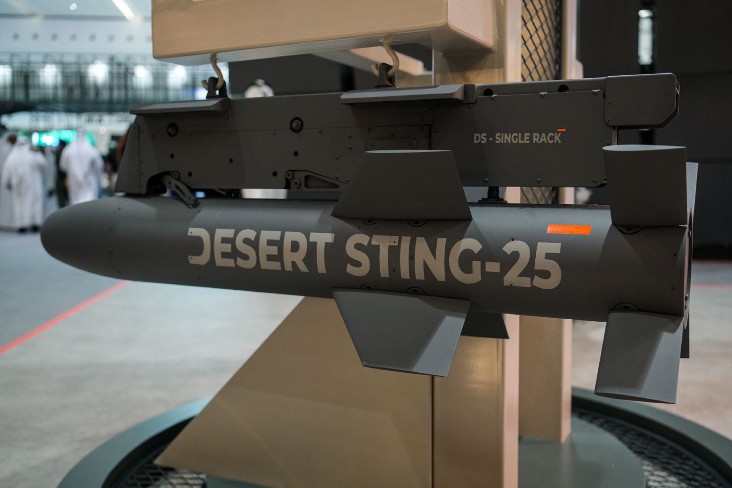 DS-25 air-to-surface precision-guided munition displayed at IDEX 2023