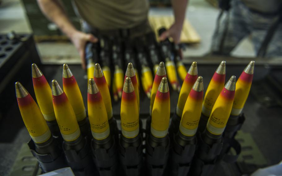 30-mm armor piercing rounds