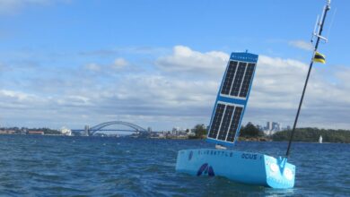 Ocius Technology's Bluebottle on Sydney Harbour
