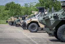 Army Futures Command held demonstrations of technology and equipment on May 16, 2019, at the Texas A&M University System’s RELLIS Campus in Bryan, Texas. Six weapons and defense industry vendors showcased seven autonomous combat vehicles in an effort for Army officials to decide which machines fit their needs best and what needs to be improved on. (U.S. Army Photo by Mr. Luke J. Allen)
