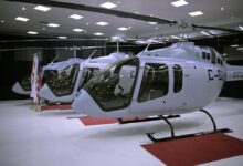 Bahrain defense's first Bell 505 Jet Raider X helicopters.
