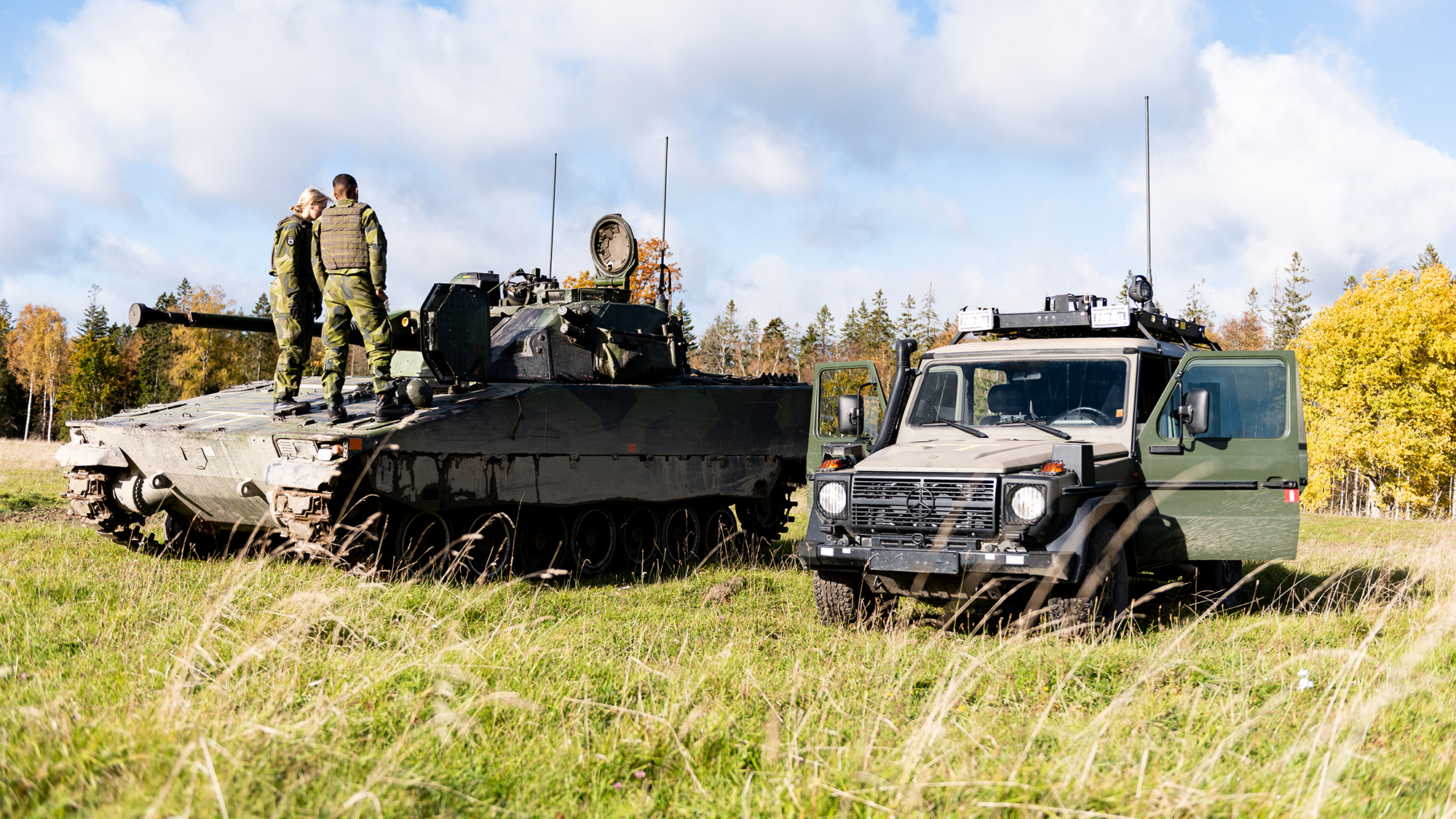 During the fall of 2022, FMV led a test week in Skövde where personnel from FMV and the Swedish Armed Forces tried out the new system configurations.