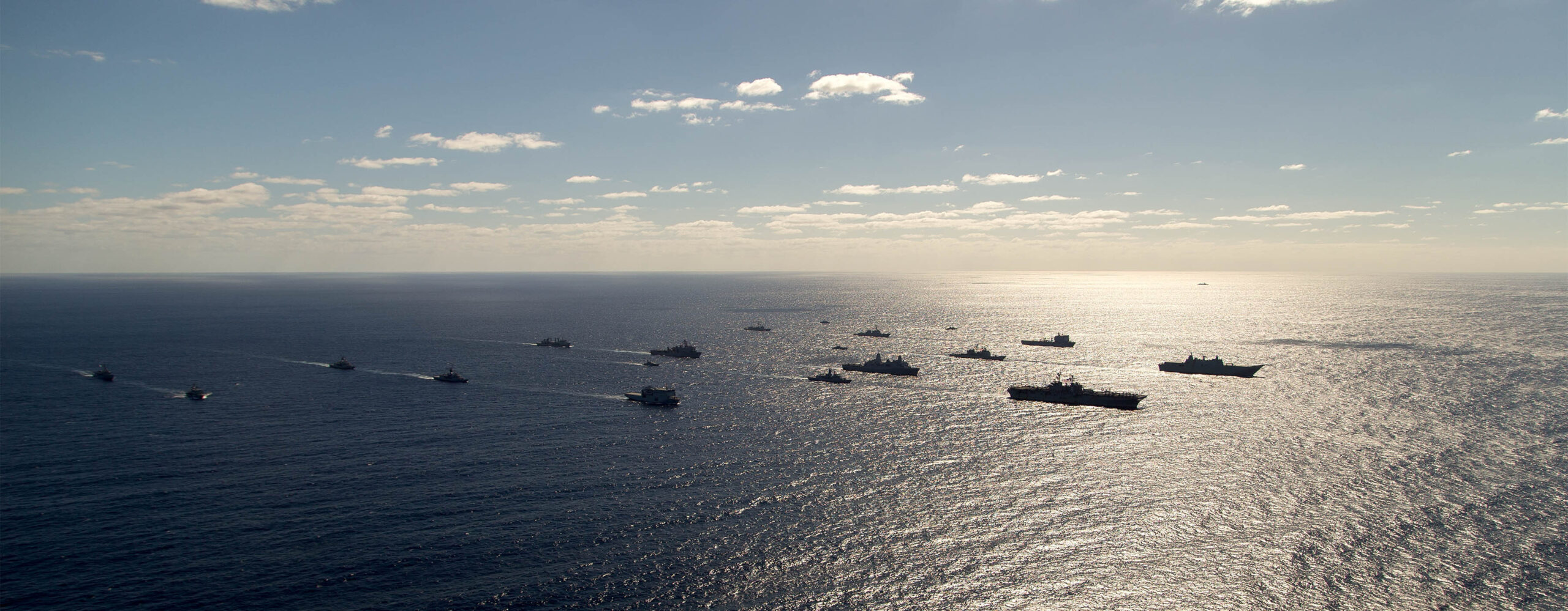 Navy Ships from Australia, United States of America and New Zealand come together in formation at the completion of Exercise Talisman Saber 17. *** Local Caption *** The Talisman Saber series of exercises is the principal Australian and United States Military Training activity focused on the planning and conduct of mid-intensity high end war fighting. Exercise Talisman Saber is the largest combined, joint military exercise undertaken by the Australian Defence Force (ADF) and provides invaluable experience to ADF personnel to improve combat training, readiness and interoperability, exposing participants to a wide spectrum of military capabilities and training experiences. The biennial exercise was conducted for the seventh time in 2017, involving more than 30,000 US and Australian participants, operating in the maritime, land and air environments.