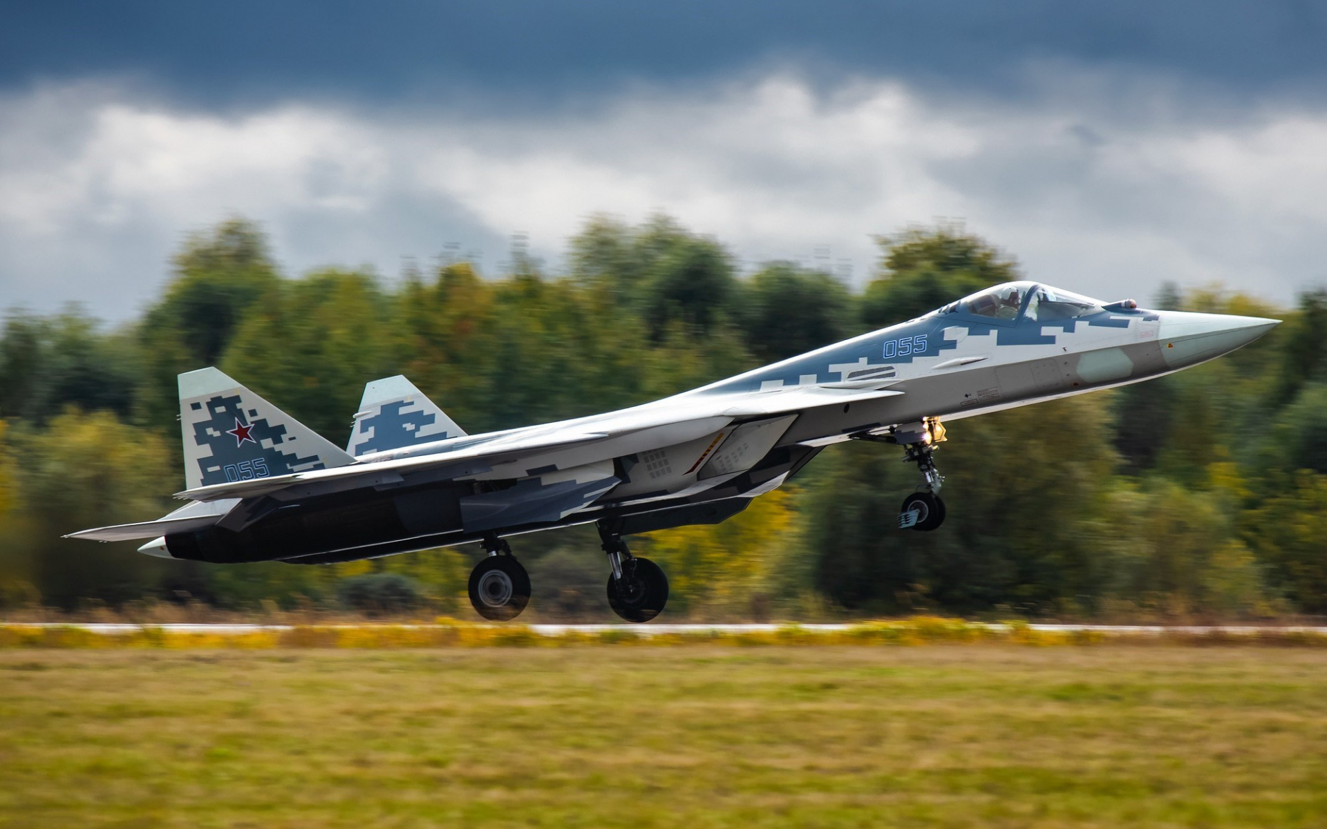 Russia's Sukhoi Su-57 stealth multirole fighter aircraft