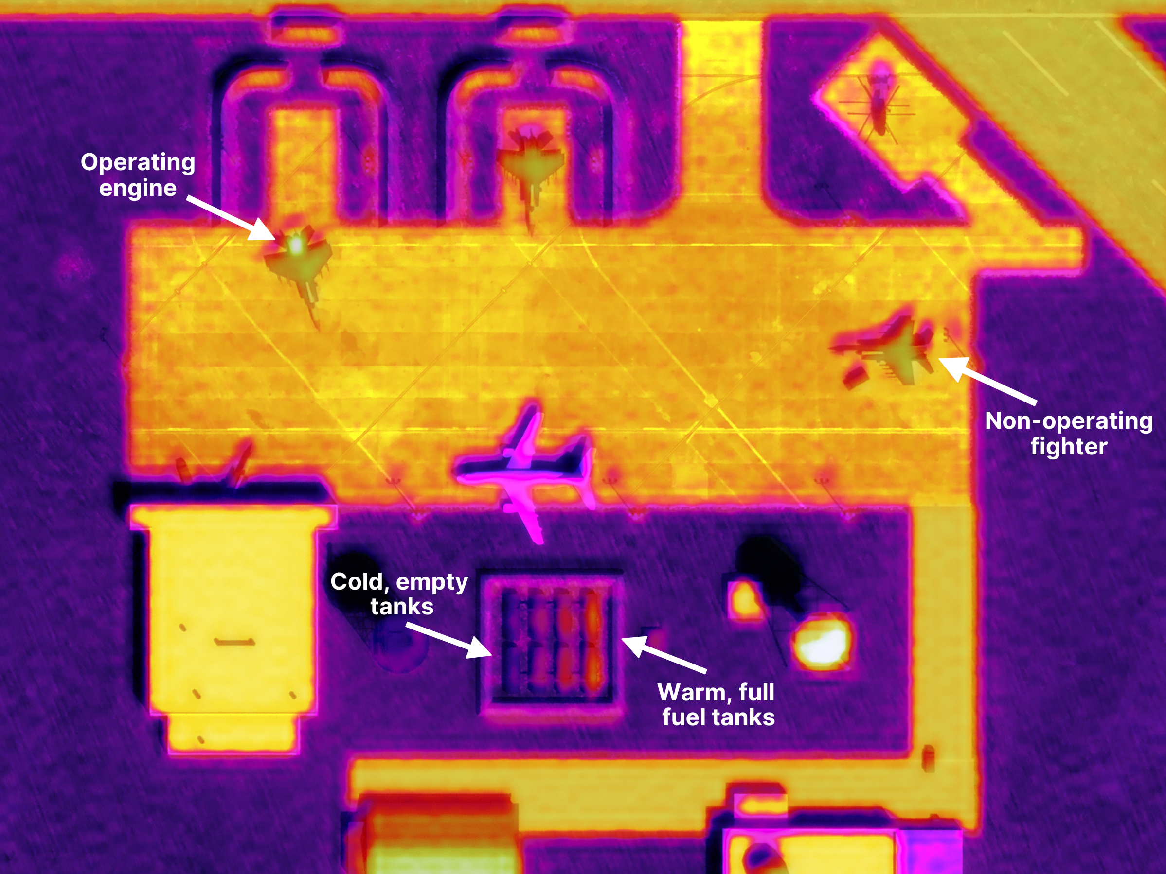 Albedo’s “Vis-Sharpened Thermal” dataset combines visible and thermal imagery to provide temporal information, such as whether an object is active or passive, moving or stationary.
