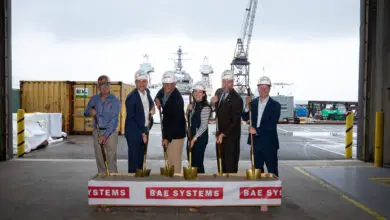 Ground-breaking ceremony for BAE Systems shipyard's new facility in Jacksonville, Florida.