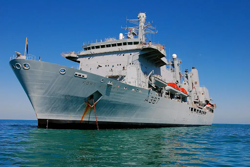 RFA Fort Victoria Auxiliary Oiler Replenishment ship