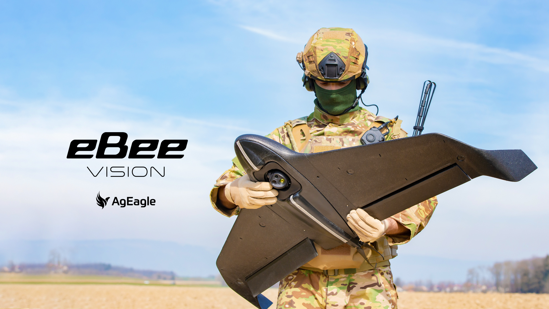 eBee Vision fixed-wing drone